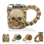 Printing Halloween Mug Metal Wine Glass Skull Mug 1style