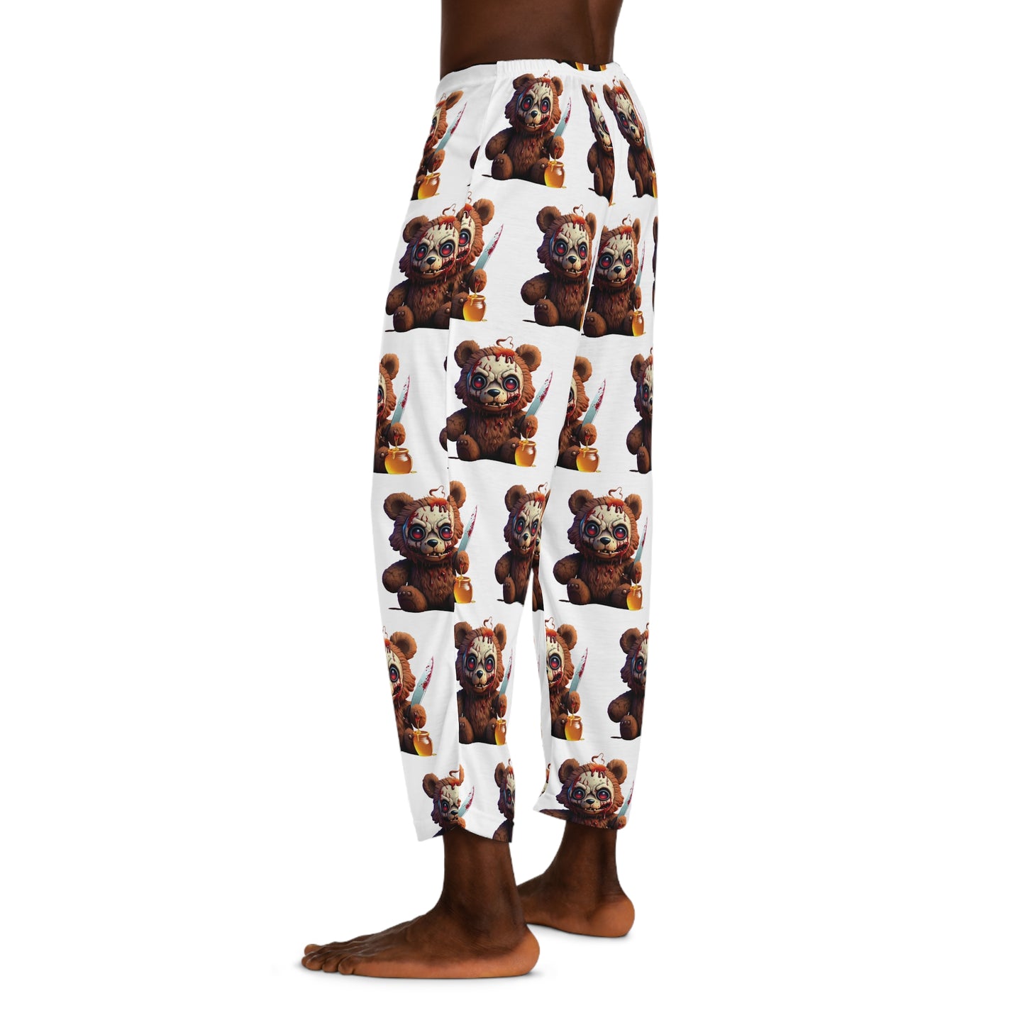 Pooh's Dark Harvest All-Over Pattern Men's Pajama Pants (AOP)