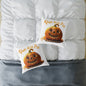 Pun-Kin Pie Design Square Poly Canvas Pillow