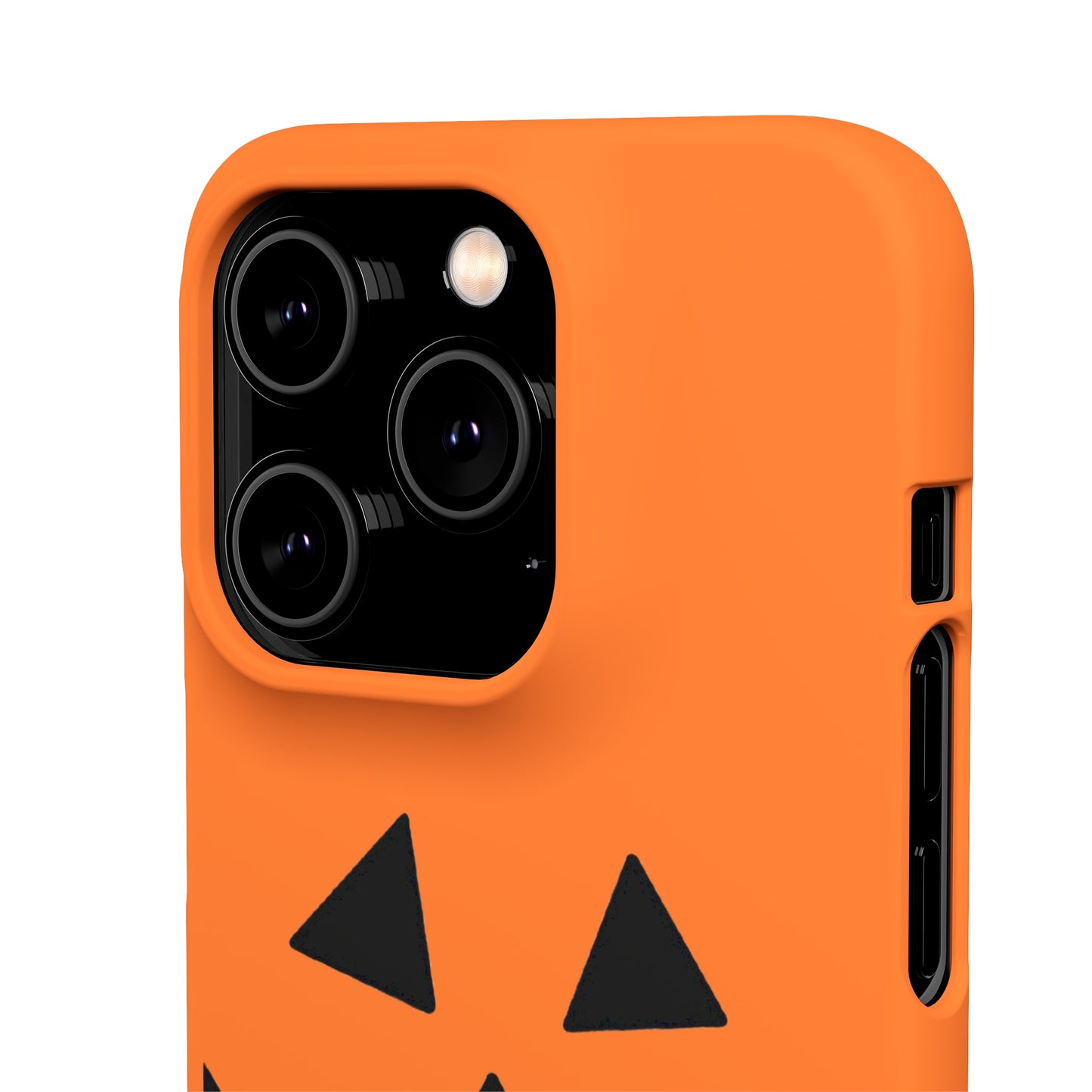 Estuche para teléfono con forma de calabaza tradicional y fundas a presión