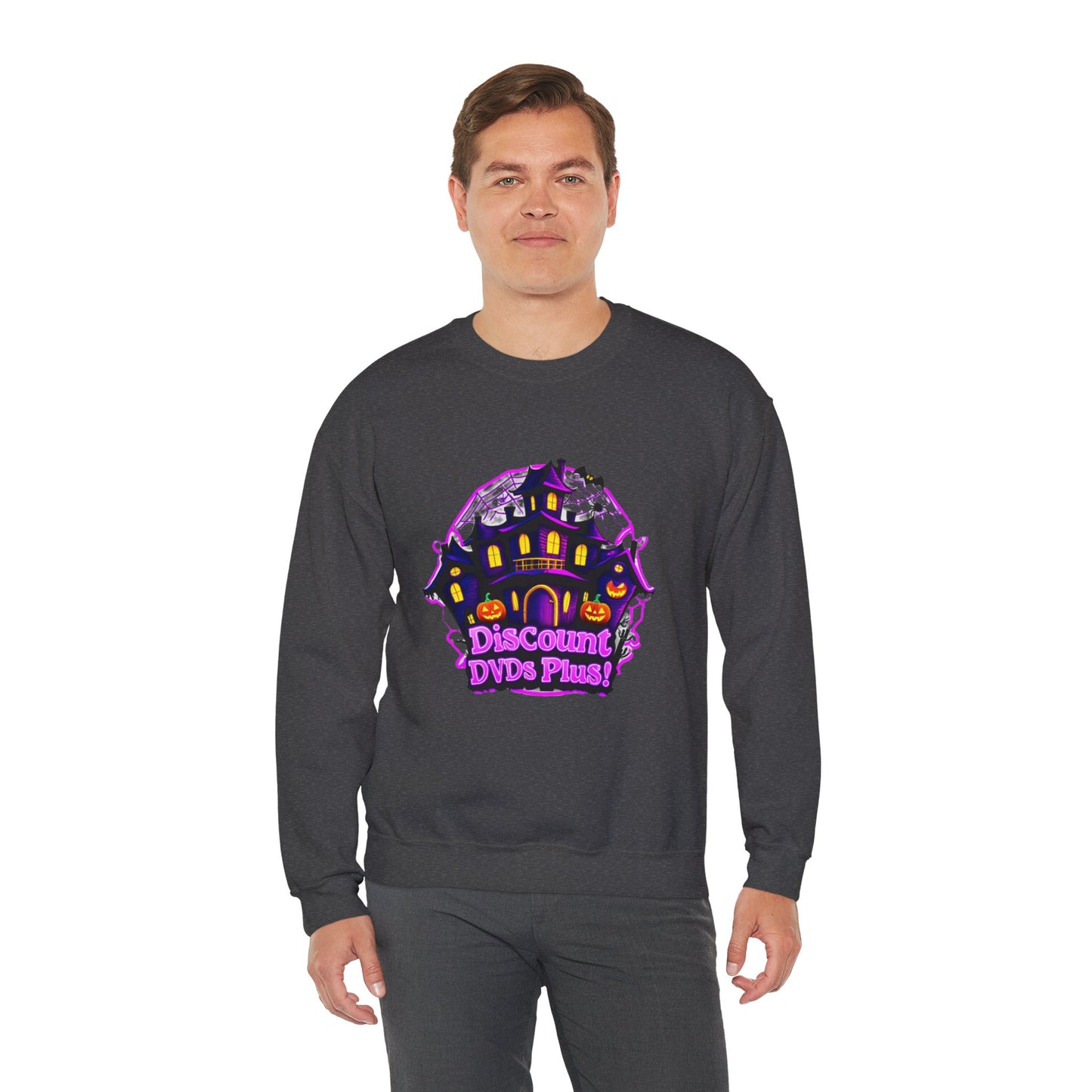 DDP! Logo Front & Back - Unisex Heavy Blend™ Crewneck Sweatshirt