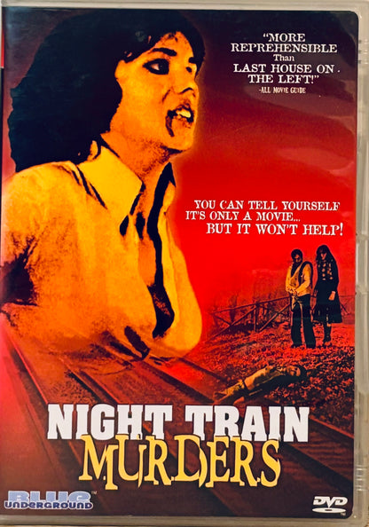 Night Train Murders (DVD, 1975) Blue Underground OOP Horror/Thriller