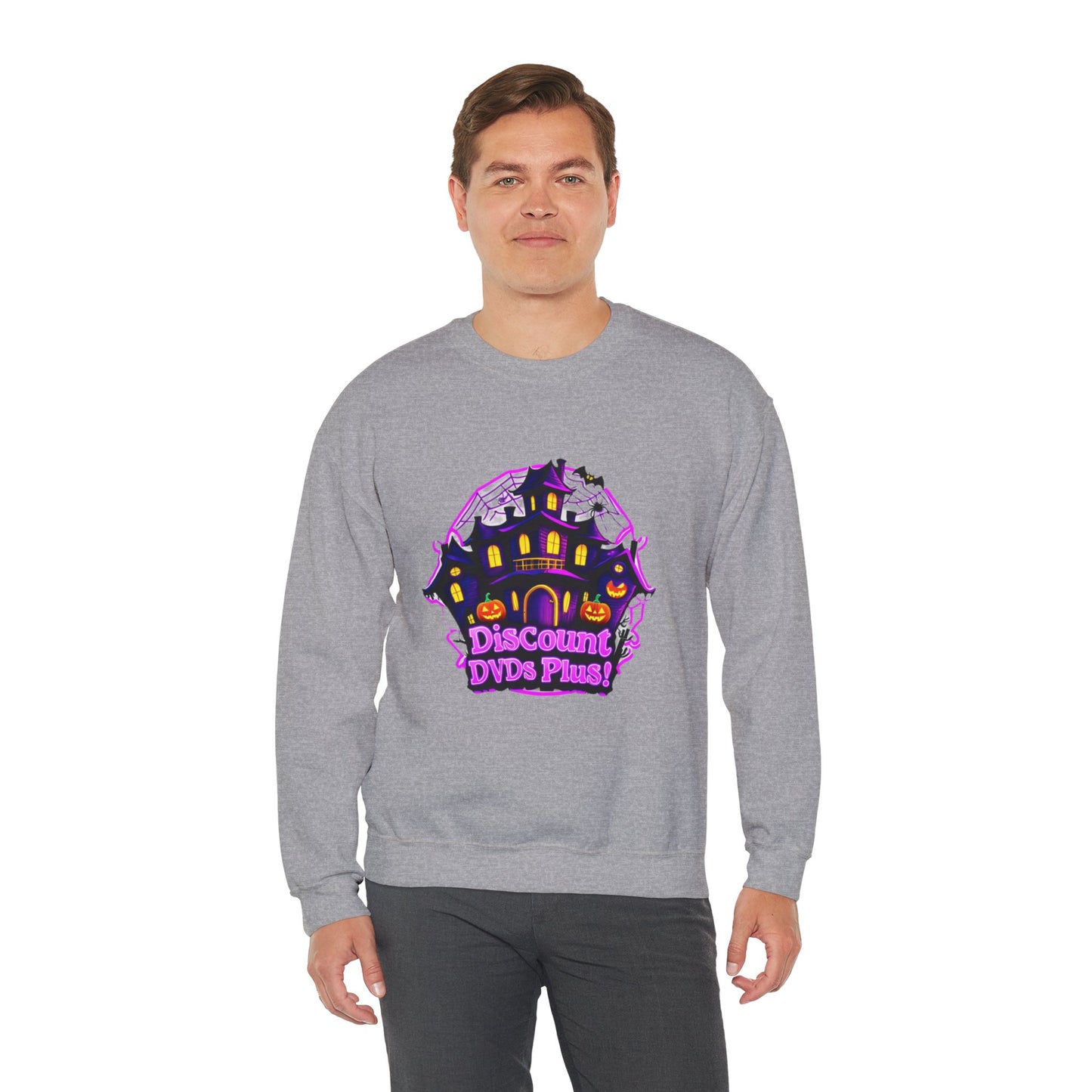 DDP! Logo Front & Back - Unisex Heavy Blend™ Crewneck Sweatshirt