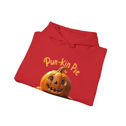 Cozy Pun-Kin Pie Hoodie - Soft Heavy Blend Sweatshirt for Fall