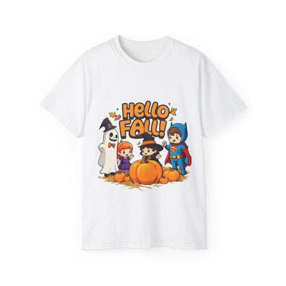 Hello Fall Design Unisex Ultra Cotton Tee