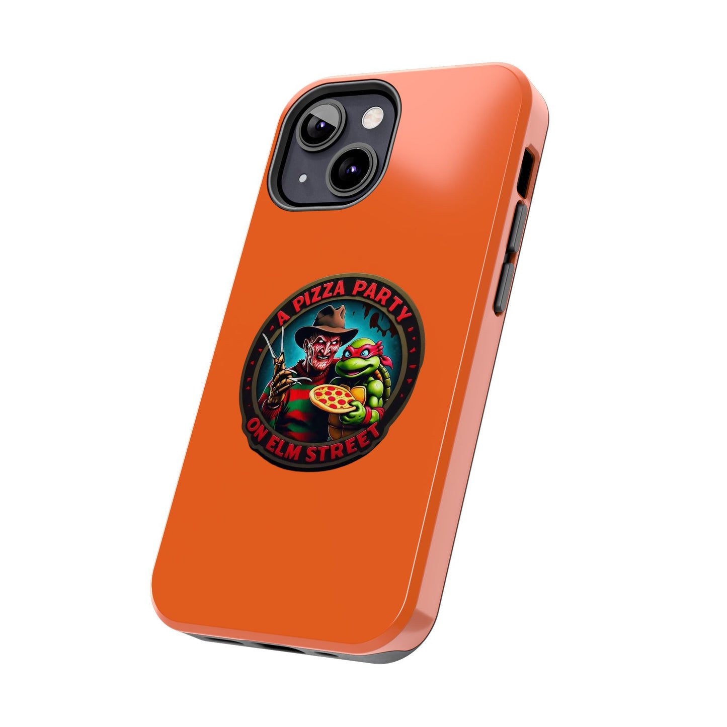 A Pizza Party on Elm Street Tough Phone Cases