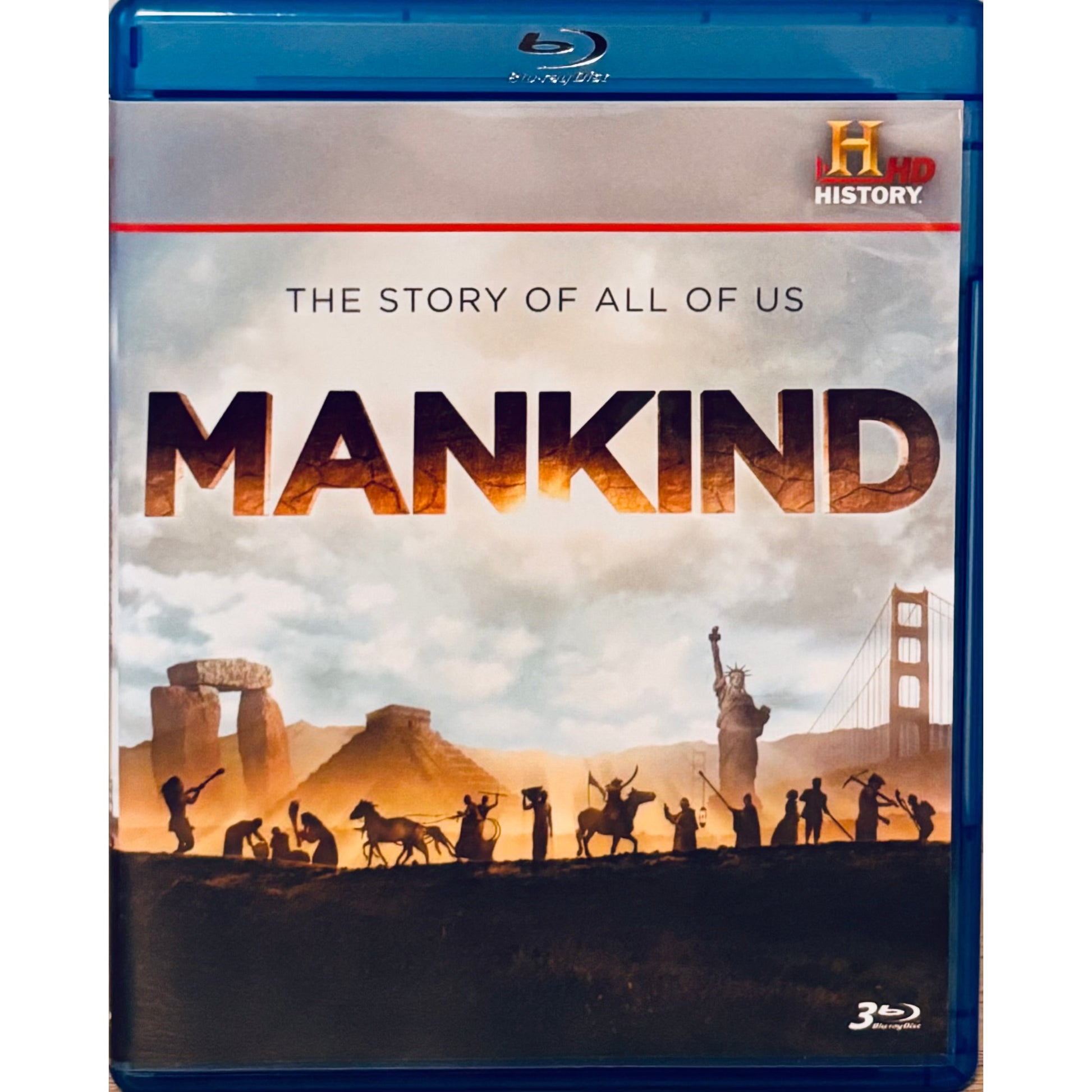 Mankind The Story Of All Of Us (Blu Ray 2012) 3-Disc Set / 12 Episodes History