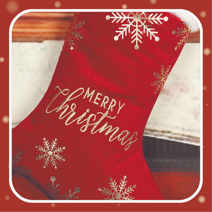 Christmas Decorative Stockings Embroidery Candy