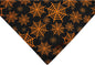 Halloween Dog Bandanas Pumpkin And Spider Web Bibs Triangle Reversible Fall Pet Scarf Premium Durable Fabric Adjustable Fit Black