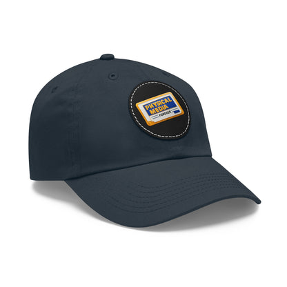 Physical Media Forever - Dad Hat with Leather Patch (Round)