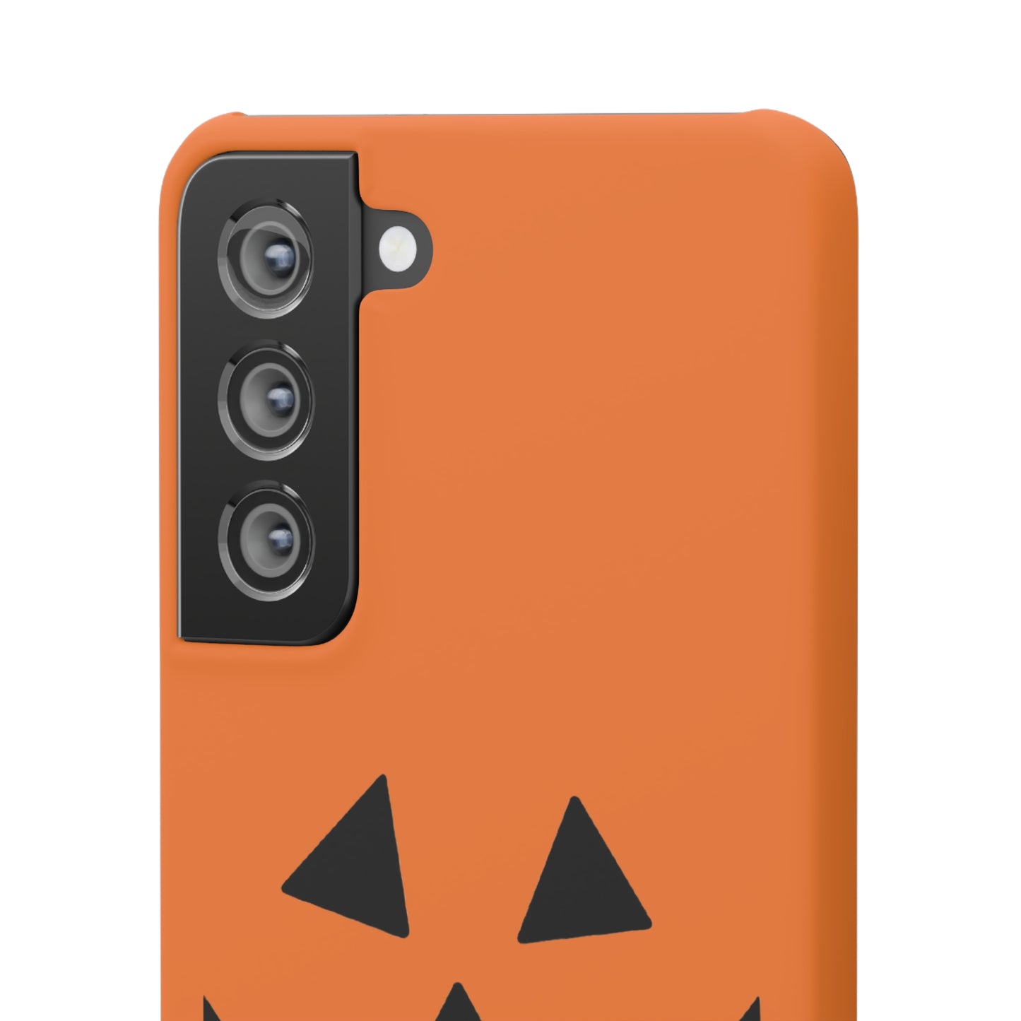 Estuche para teléfono con forma de calabaza tradicional y fundas a presión