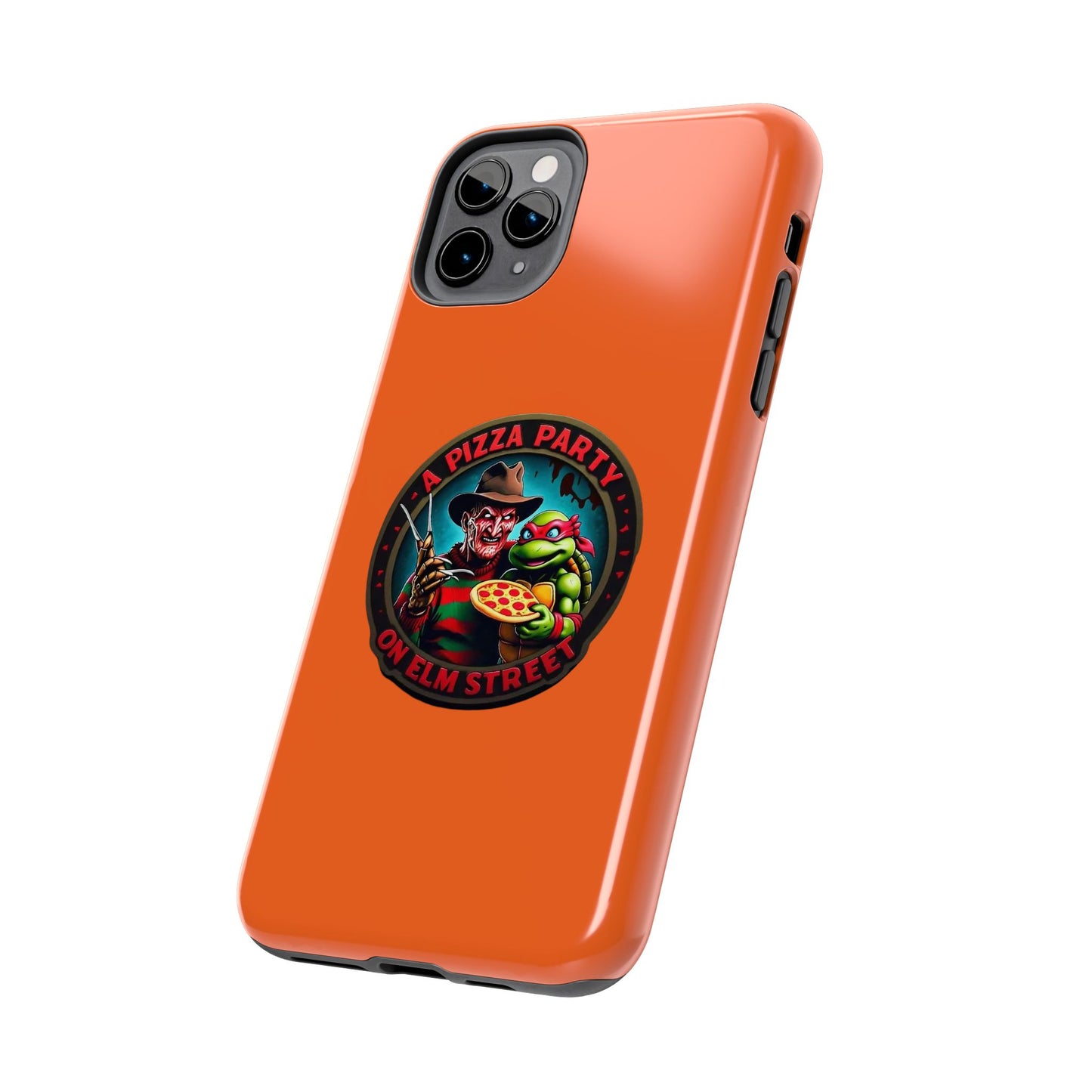 A Pizza Party on Elm Street Tough Phone Cases