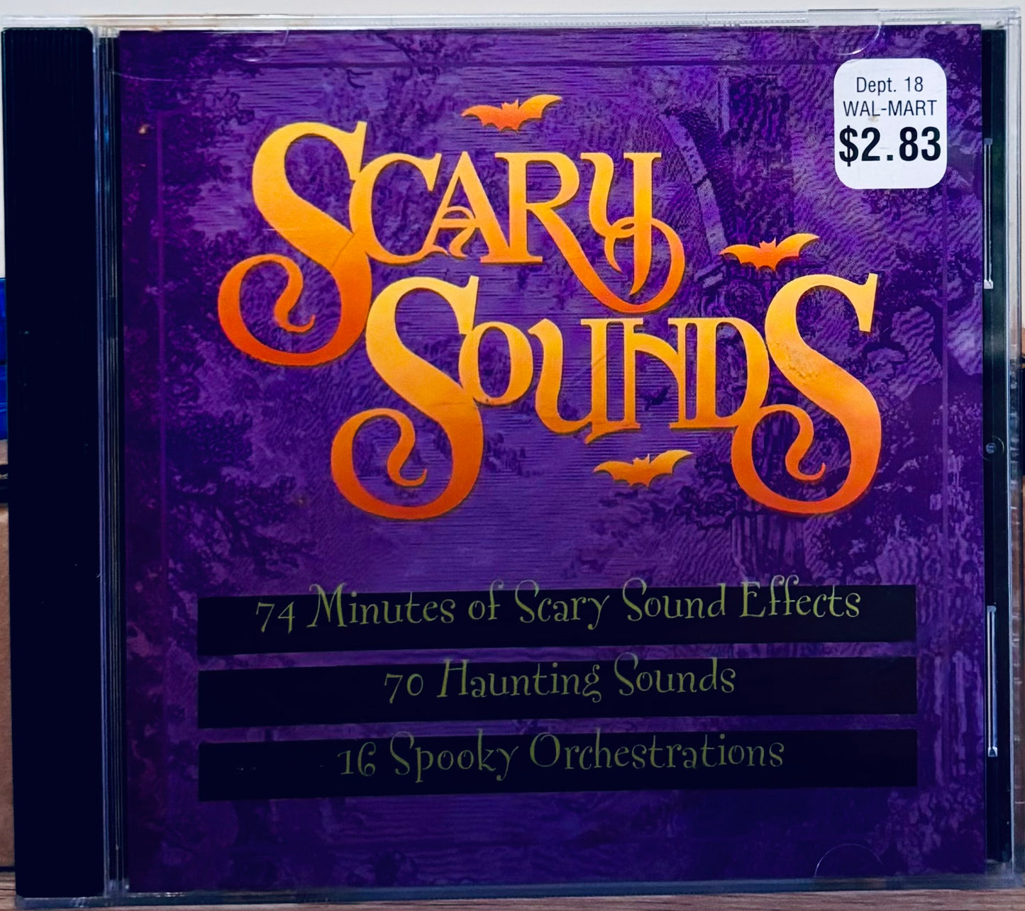 Scary Sounds (CD 2003) Halloween 75 Minutes of Scary Sound Effects Wal-Mart