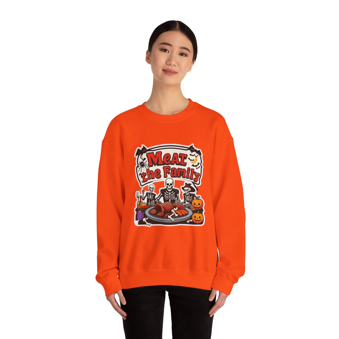 Meat the Family Unisex Heavy Blend™ Crewneck Sweatshirt