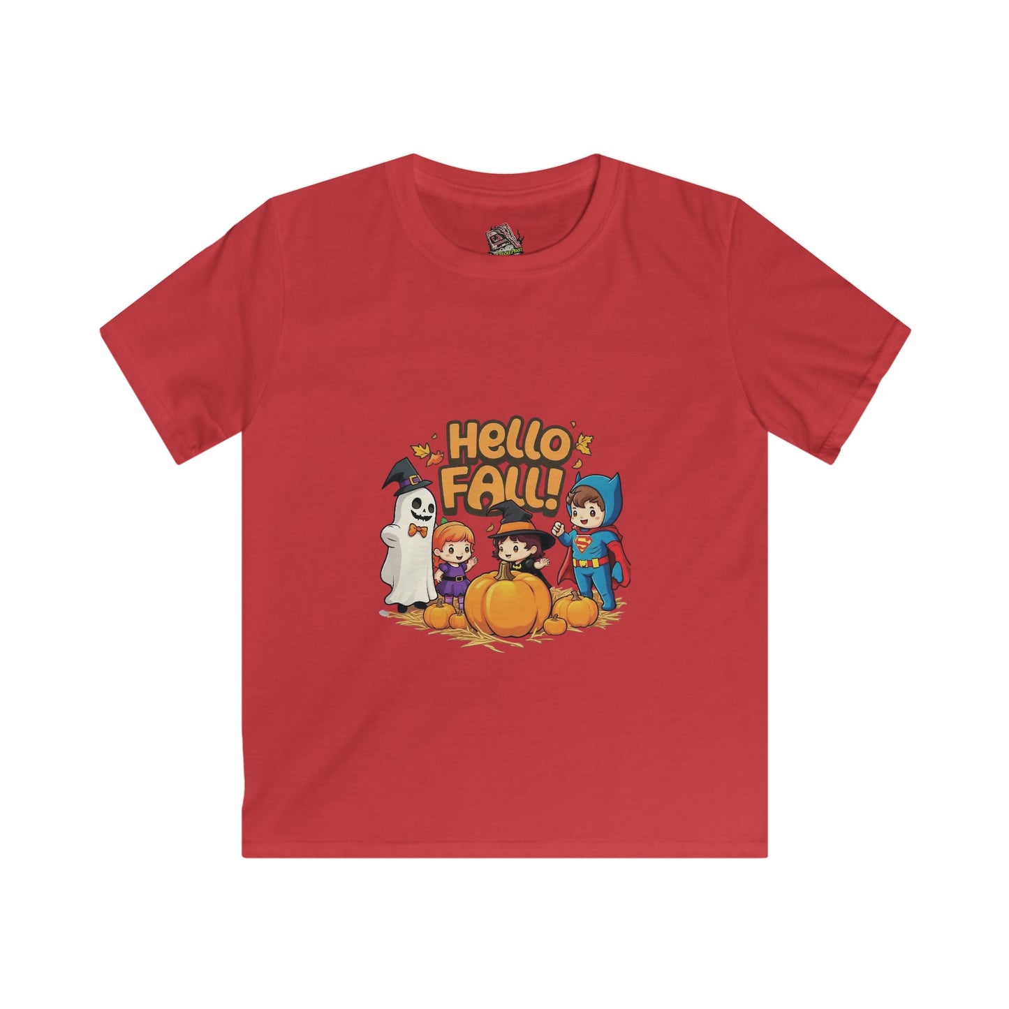 Camiseta infantil de estilo suave con diseño de Hello Fall