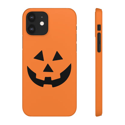 Estuche para teléfono con forma de calabaza tradicional y fundas a presión