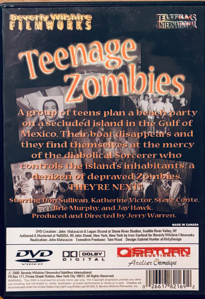 Teenage Zombies (DVD 2000) Saturn Productions 1959 Sci-Fi/Horror