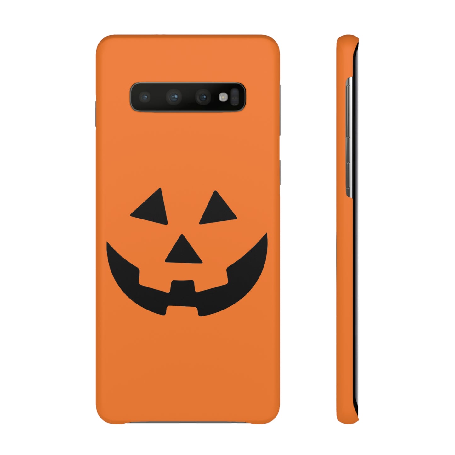 Estuche para teléfono con forma de calabaza tradicional y fundas a presión