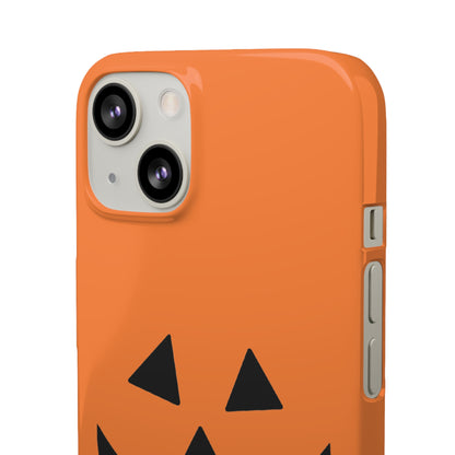 Estuche para teléfono con forma de calabaza tradicional y fundas a presión