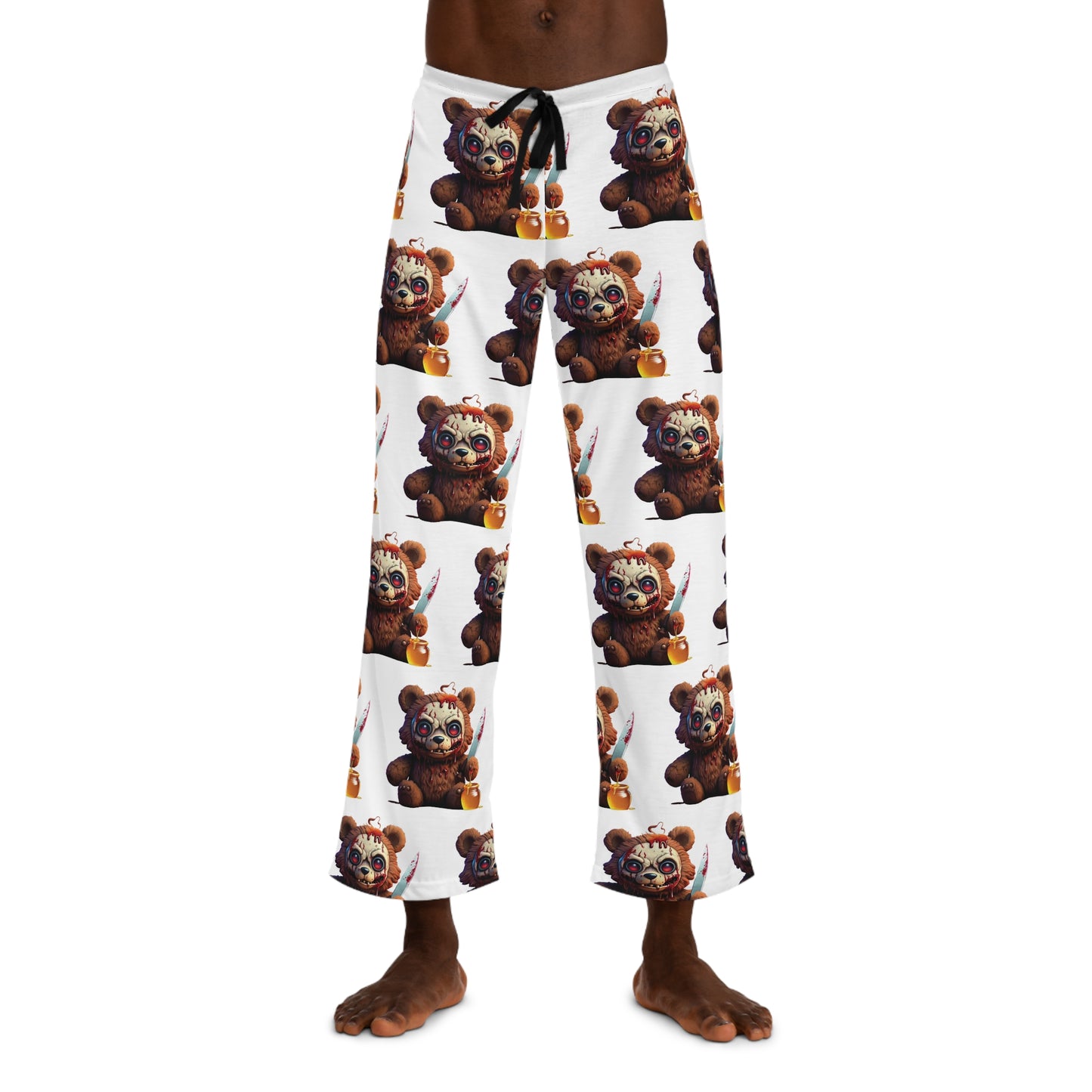 Pooh's Dark Harvest All-Over Pattern Men's Pajama Pants (AOP)