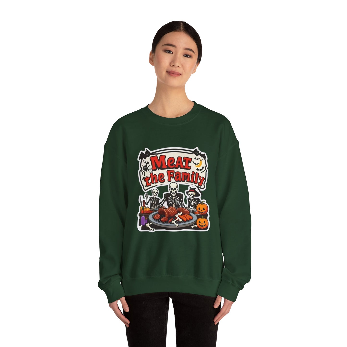 Meat the Family Unisex Heavy Blend™ Crewneck Sweatshirt