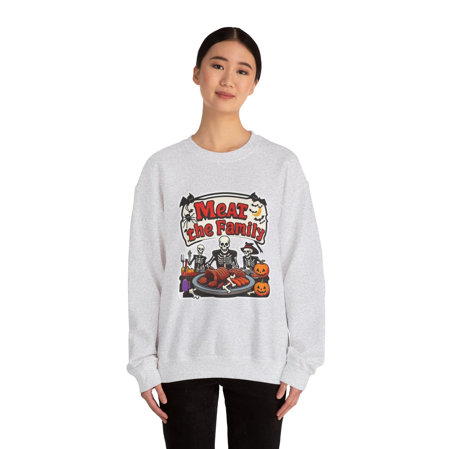 Meat the Family Unisex Heavy Blend™ Crewneck Sweatshirt