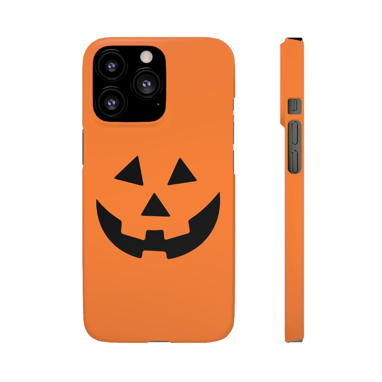 Estuche para teléfono con forma de calabaza tradicional y fundas a presión