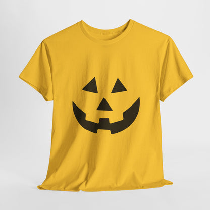 Camiseta unisex de algodón grueso con la tradicional calabaza de Halloween