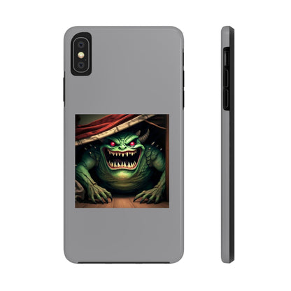 Sock Thief Monster Under the Bed Design Tough Phone Cases