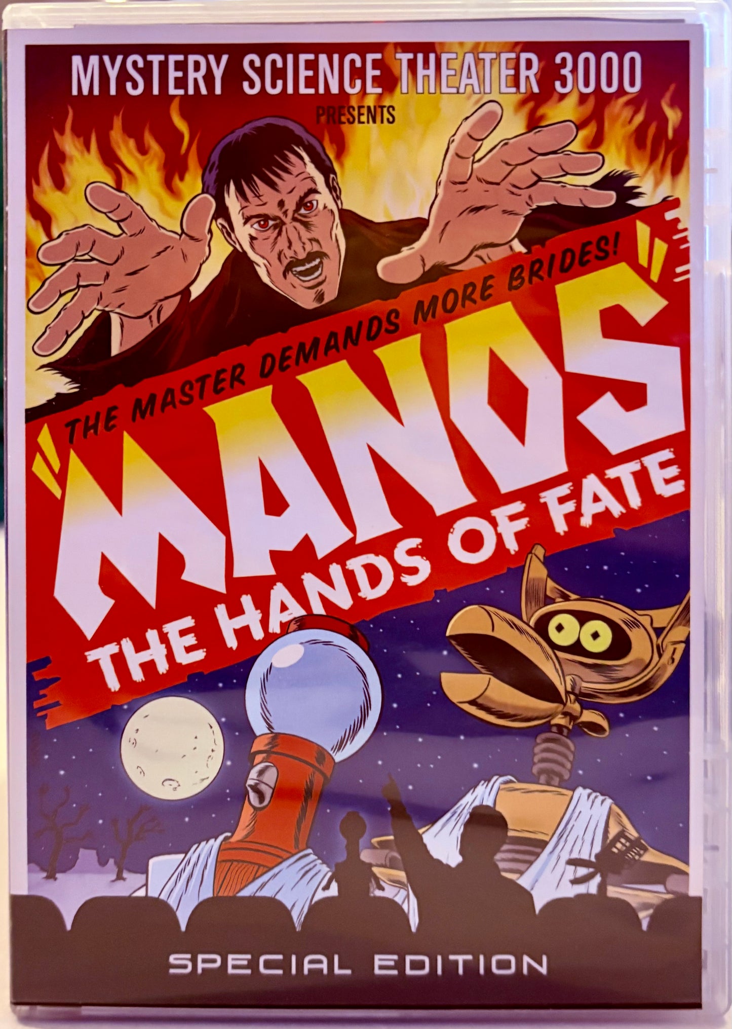 Manos - Las manos del destino (Mystery Science Theater 3000) DVD, 1993, comedia de ciencia ficción, set de 2 discos