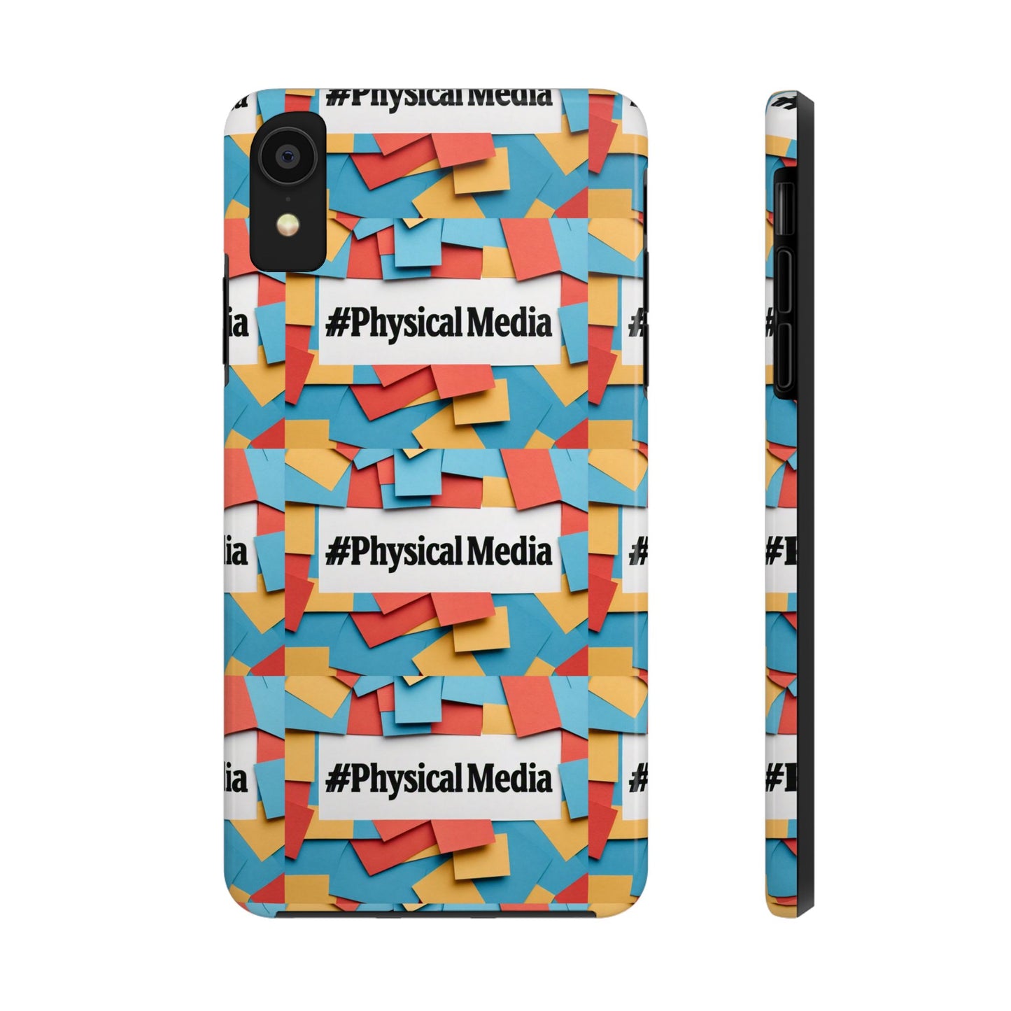 #PhysicalMedia Pattern Tough Phone Case