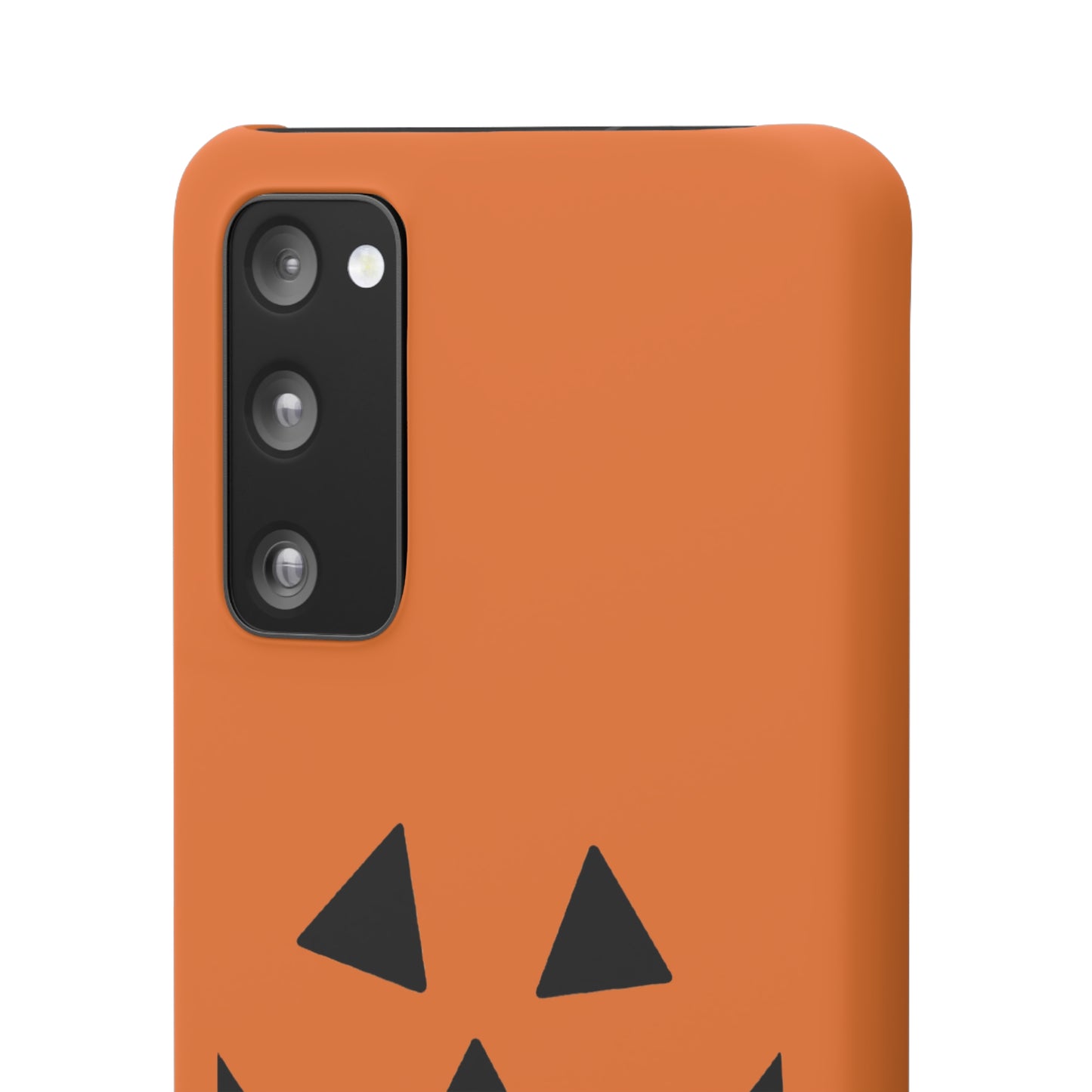 Estuche para teléfono con forma de calabaza tradicional y fundas a presión