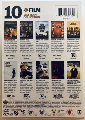 Warner Bros. 10 Film Western Collection (DVD, 2019) 8-Disc-Set *N23 image 2
