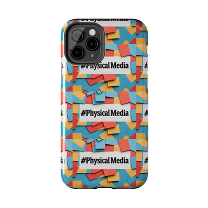 #PhysicalMedia Pattern Tough Phone Case