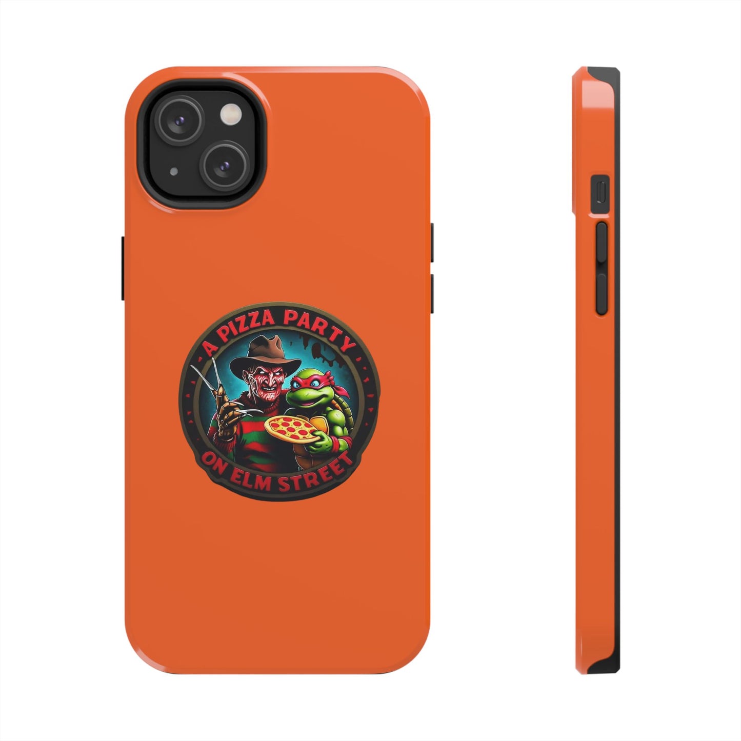 A Pizza Party on Elm Street Tough Phone Cases