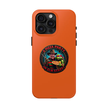 A Pizza Party on Elm Street Tough Phone Cases