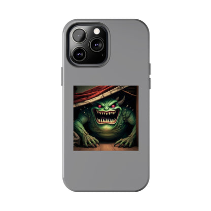 Sock Thief Monster Under the Bed Design Tough Phone Cases