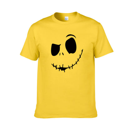 Print T-shirt yellow