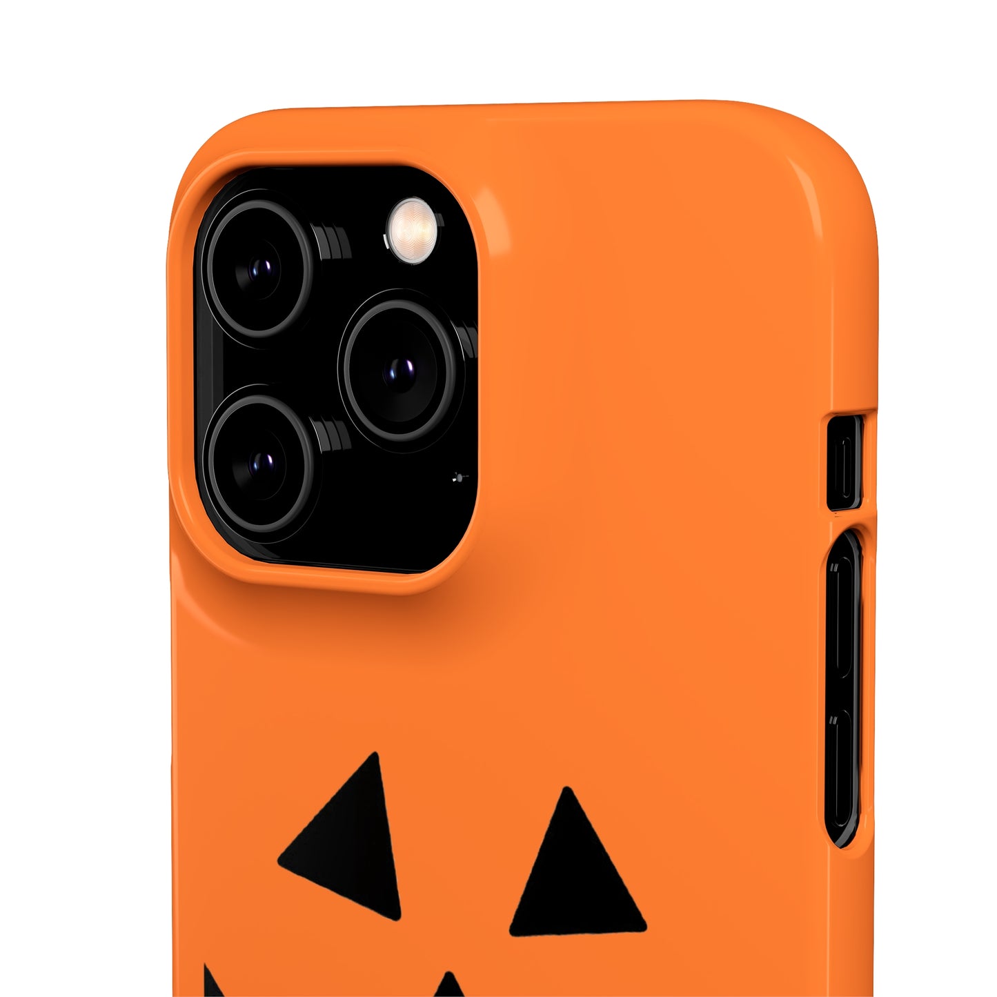 Estuche para teléfono con forma de calabaza tradicional y fundas a presión