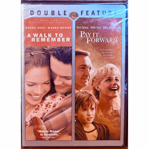 A Walk To Remember/Pay It Forward (DVD 2001) Double Feature En/Fr Romance*NW1 image 0