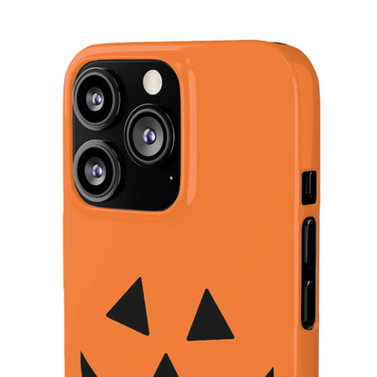 Estuche para teléfono con forma de calabaza tradicional y fundas a presión