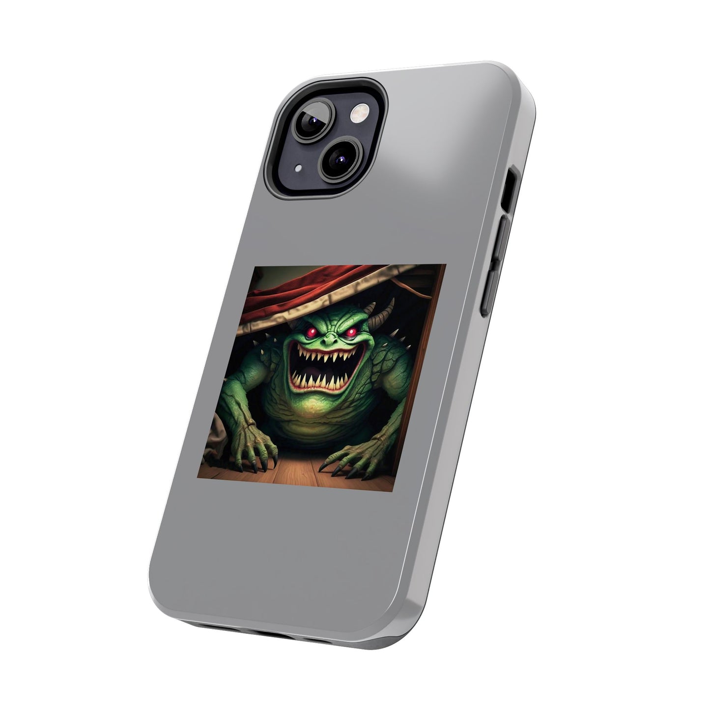 Sock Thief Monster Under the Bed Design Tough Phone Cases