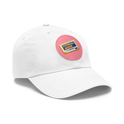 Physical Media Forever - Dad Hat with Leather Patch (Round)