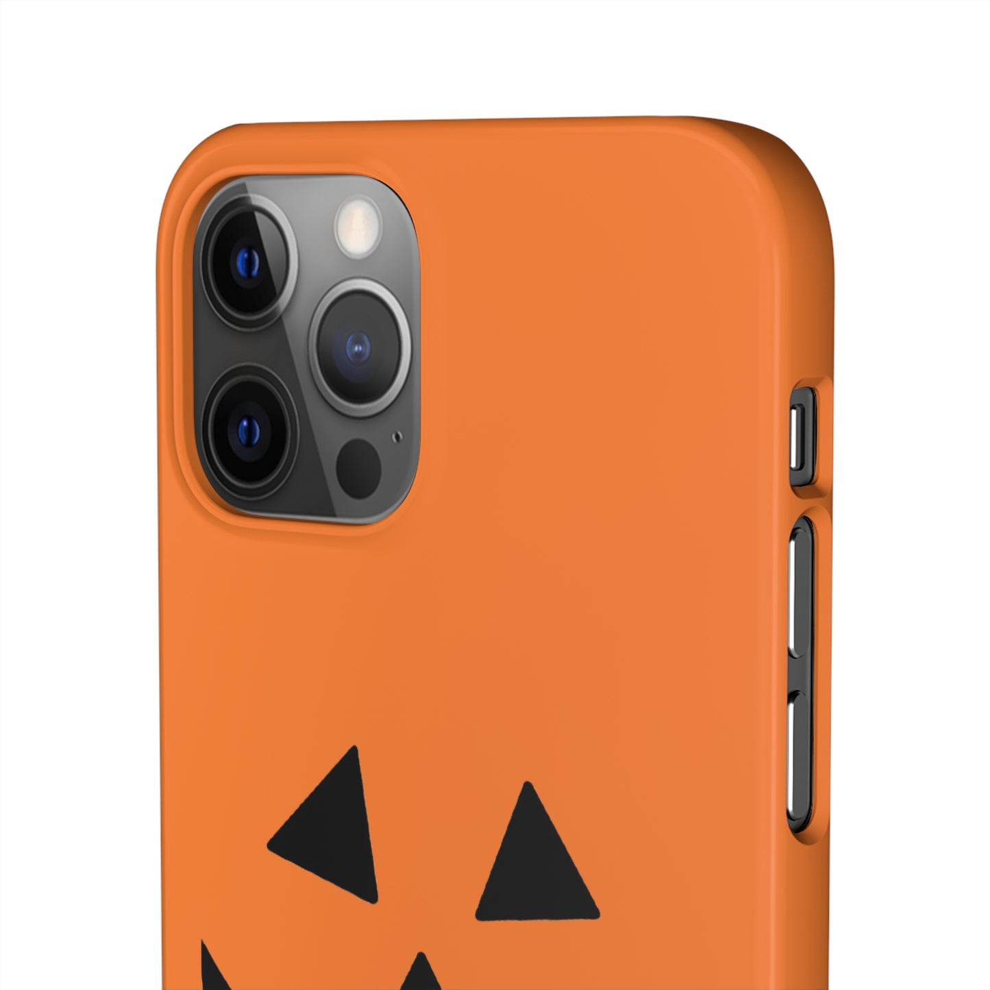 Estuche para teléfono con forma de calabaza tradicional y fundas a presión