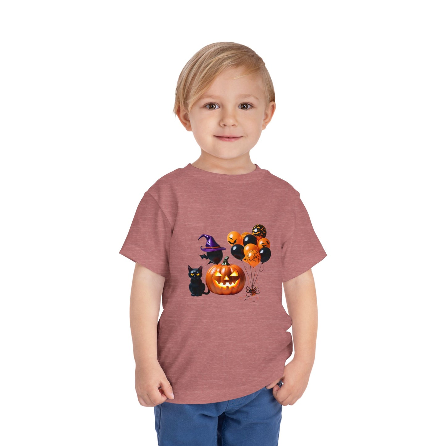 Halloween Scene Toddler Short Sleeve Tee