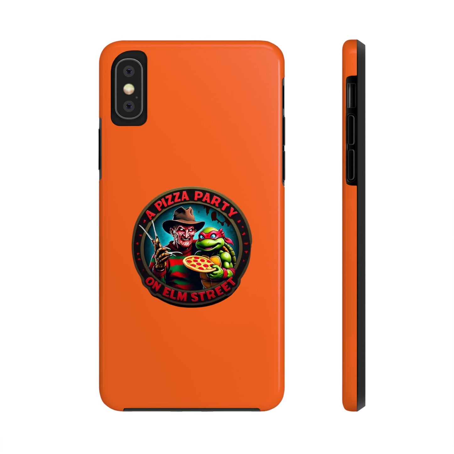 A Pizza Party on Elm Street Tough Phone Cases