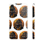 Haunted Halloween House Pattern Slim Phone Cases