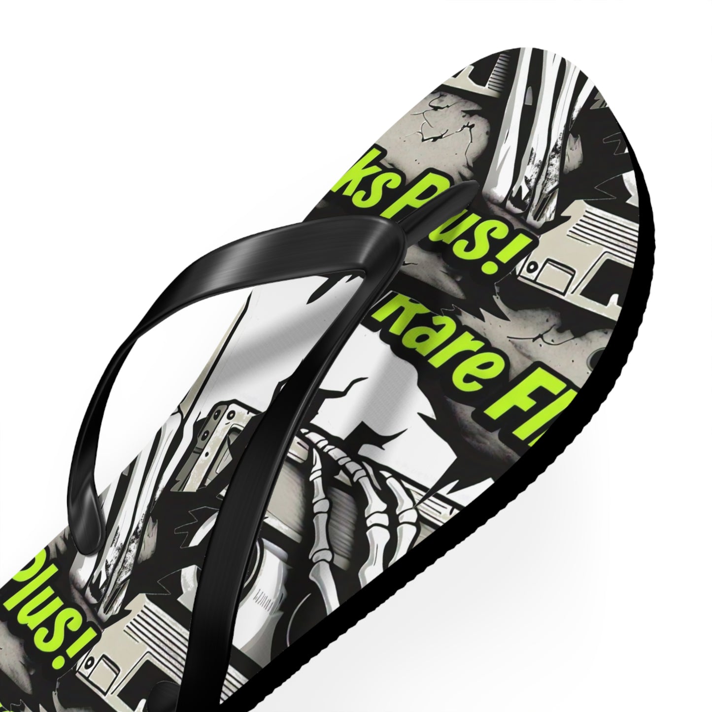 Rare Flicks Plus! Logo Flip Flops