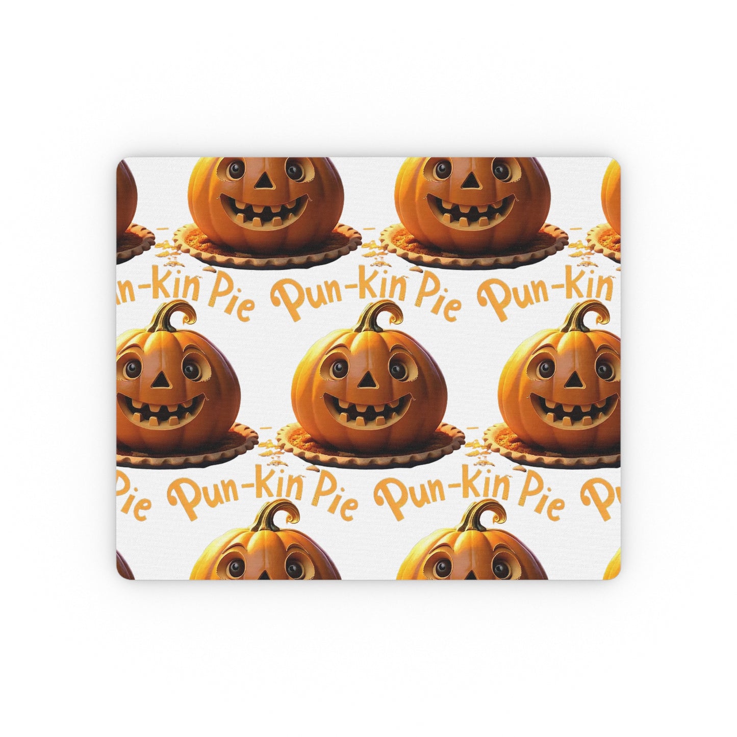 Pun-Kin Pie Design Pattern Rectangular Mouse Pad