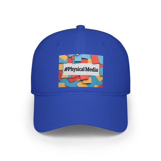 Hashtag PhysicalMedia - Gorra de béisbol de perfil bajo